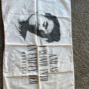 Morrissey Graphic White Tapestry